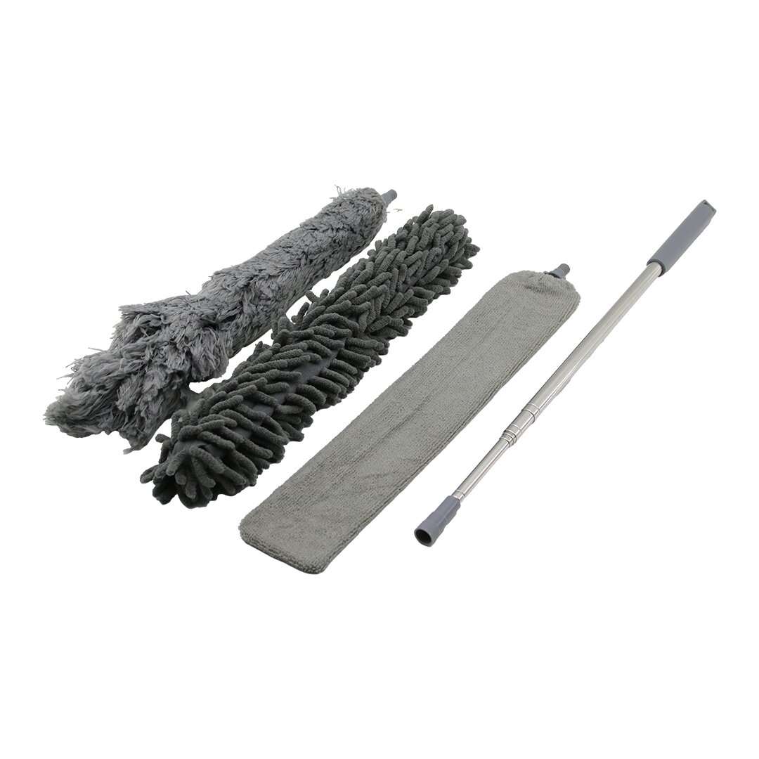 3PCS PÜSKÜL- MAKARNA- DÜZ TOZ ALMA SET ESNEK BAŞLI-43CM  UZAYAN SAPLI=43-205CM BRKT-910200 (5271)