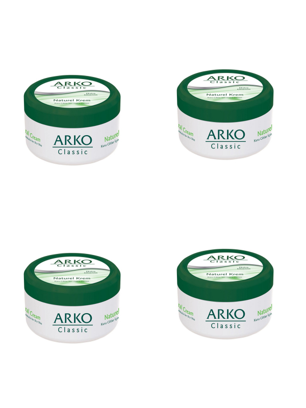 4 ADET ARKO CLASSİC NATUREL EL KREMİ 150ML (5271)