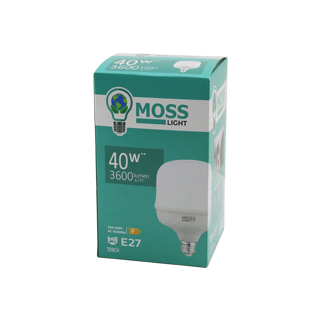 40W  TORCH  LED AMPUL PLASTİK E27 3600LUMEN L175° 5000 SAAT ÖMÜR IP20 185-265V AC  MS-3098 (5271)