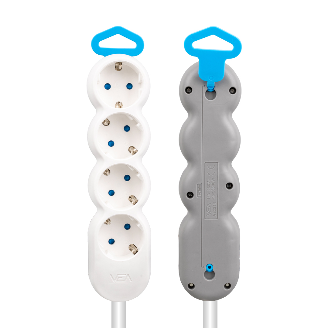4LÜ 1.5 METRE KABLOLU GRUP PRİZ (5271)
