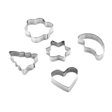 5 PARÇA  METAL BİSKÜVİ KURABİYE KALIP (5271)