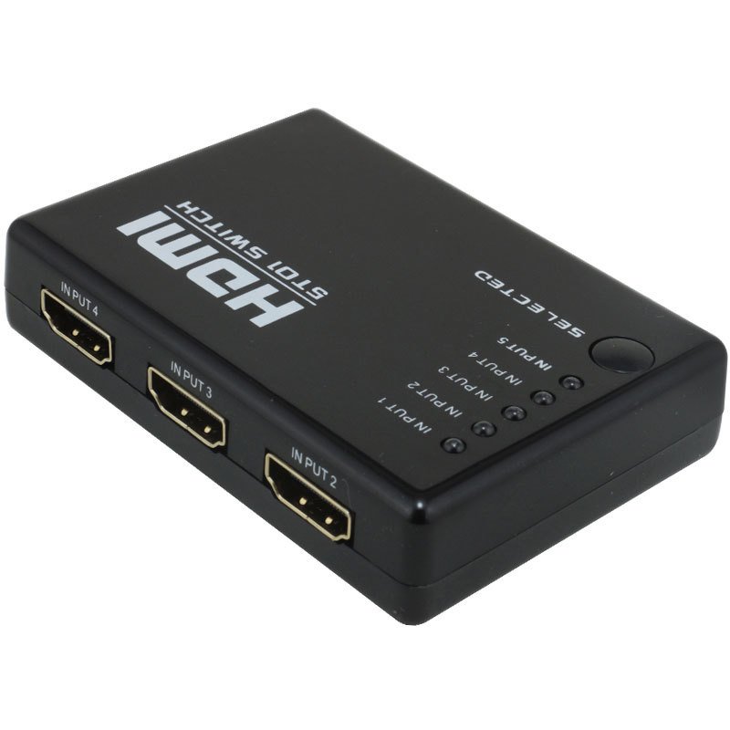 5 GİRİŞ 1 ÇIKIŞ HDMI SWITCHER TOPLAYICI KUMANDALI ADAPTÖRSÜZ (5271)