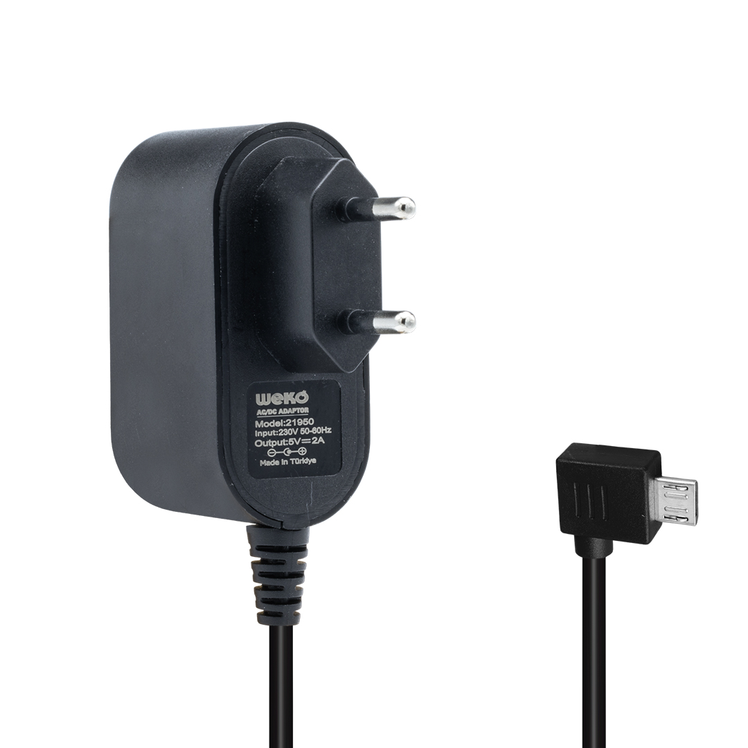 5 VOLT - 2 AMPER MICRO USB UÇ YERLİ ÜRETİM TABLET ADAPTÖRÜ (5271)