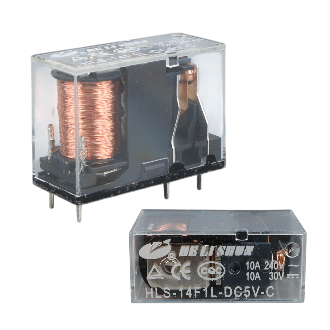 5 VOLT RÖLE TEK KONTAK ŞEFFAF 5 BACAK 10A (5271)