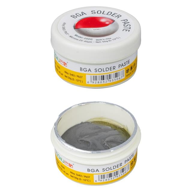 50 Gram Sıvı Krem Lehim - BGA İşlemleri İçin Profesyonel Kalite, 25-45 Mikron (5271) 50 Gram Sıvı Krem Lehim - BGA İşlemleri İçin Profesyonel Kalite, 25-45 Mikron (5271)