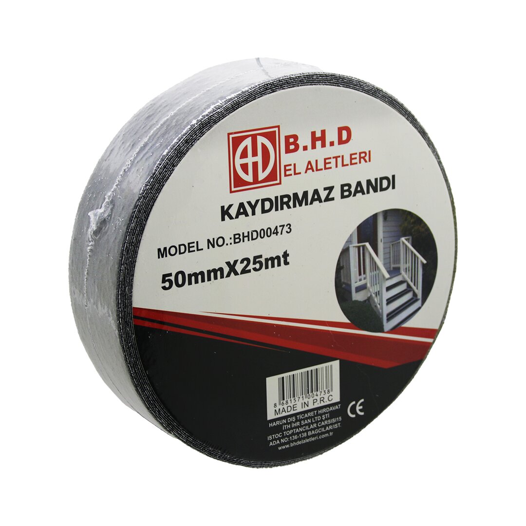 50MM X 25MT KAYDIRMAZ SİYAH BANT (5271)