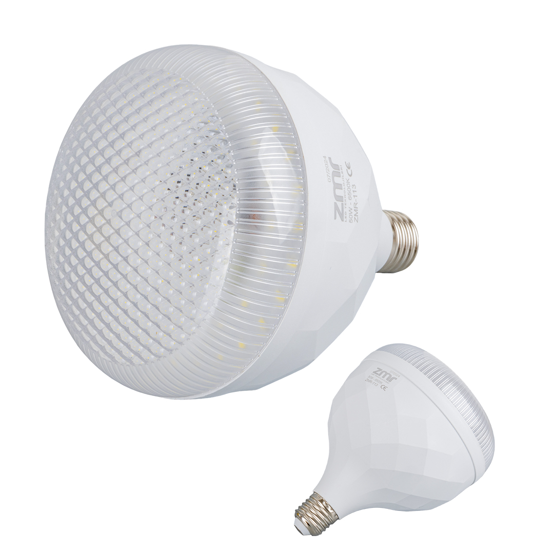 50W KRİSTAL CAMLI T-BULB BEYAZ LED AMPUL E27 6500K (15X19MM) (5271)