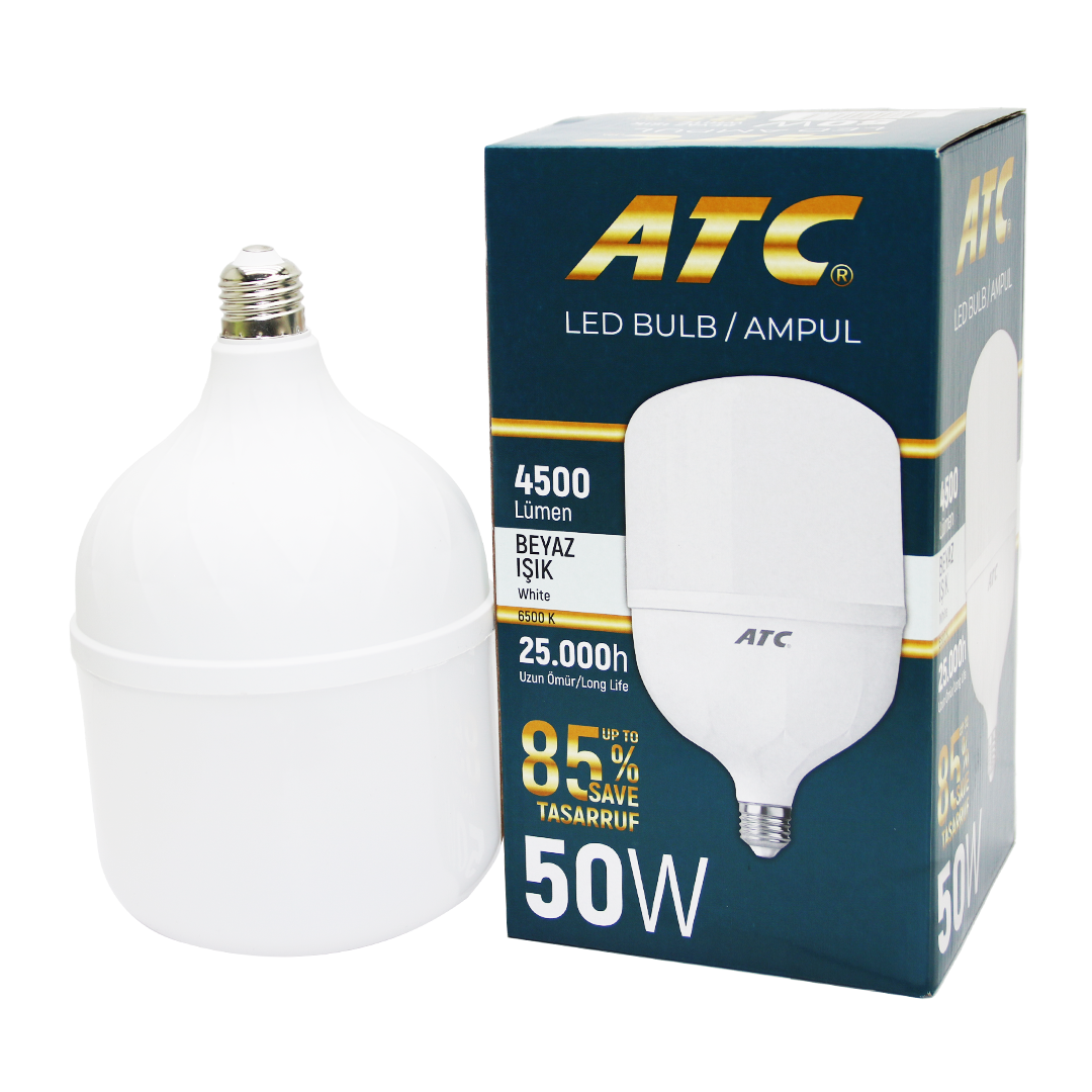50W TORCH LED BULB AMPUL BEYAZ E27 (5271)