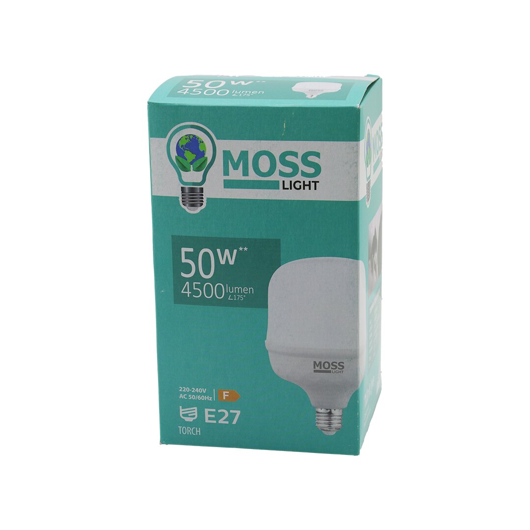 50W  TORCH  LED AMPUL PLASTİK E27 4500LUMEN L175° 5000 SAAT ÖMÜR IP20 185-265V AC  MS-3099 (5271)