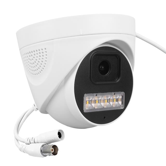 5MP 2.8MM 4 Warmled Fullcolor Plastik Kasa AHD Analog Dome Güvenlik Kamerası PL-29099 (5271)