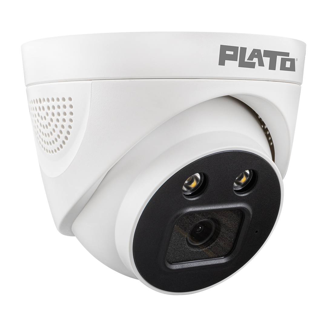 5MP COLOR VU MİKROFONLU 3.6 MM 2 ATOM LED PLASTİK KASA AHD DOME KAMERA (5271)