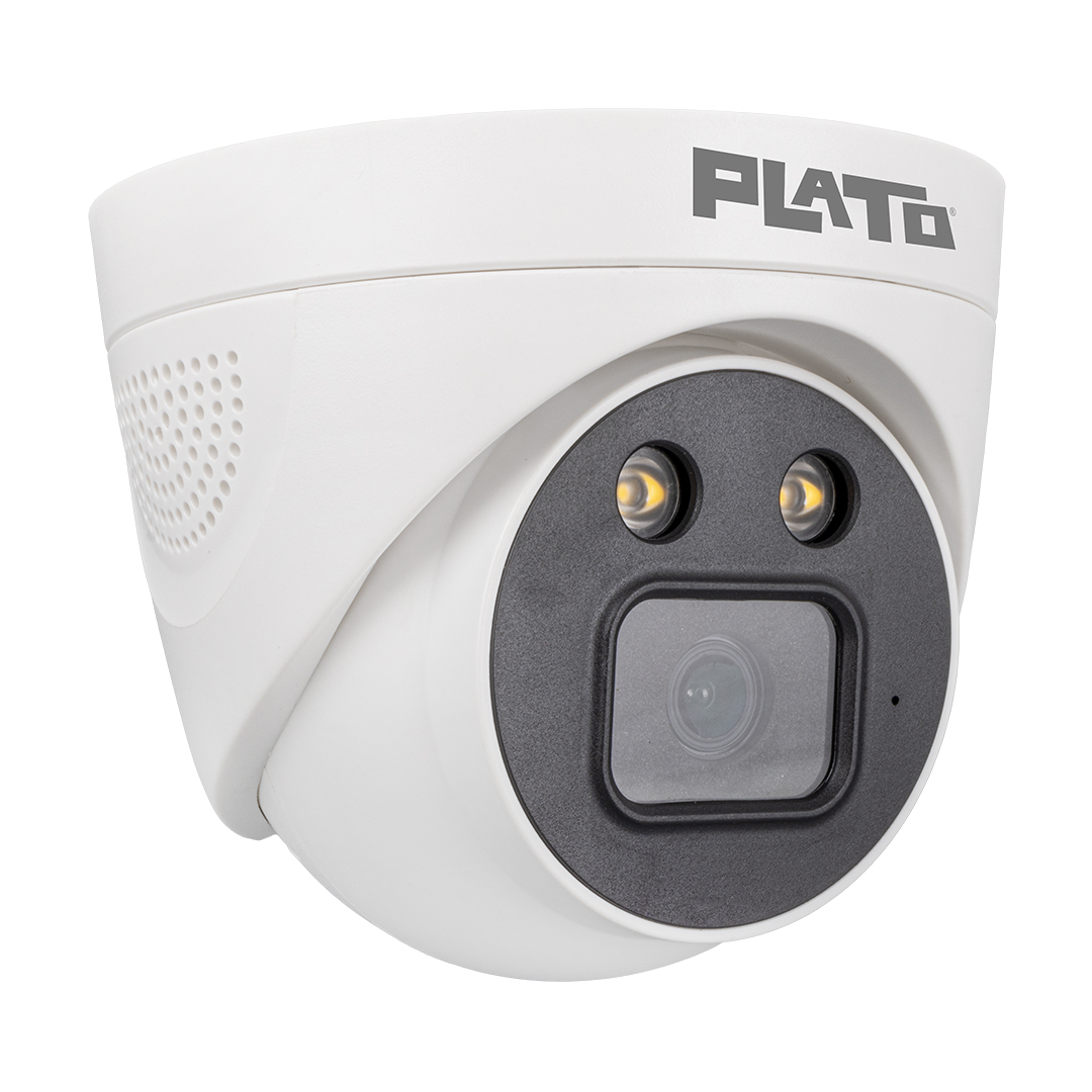 5MP COLOR VU MİKROFONLU 3.6 MM 2 ATOM LED PLASTİK KASA AHD DOME KAMERA (5271)