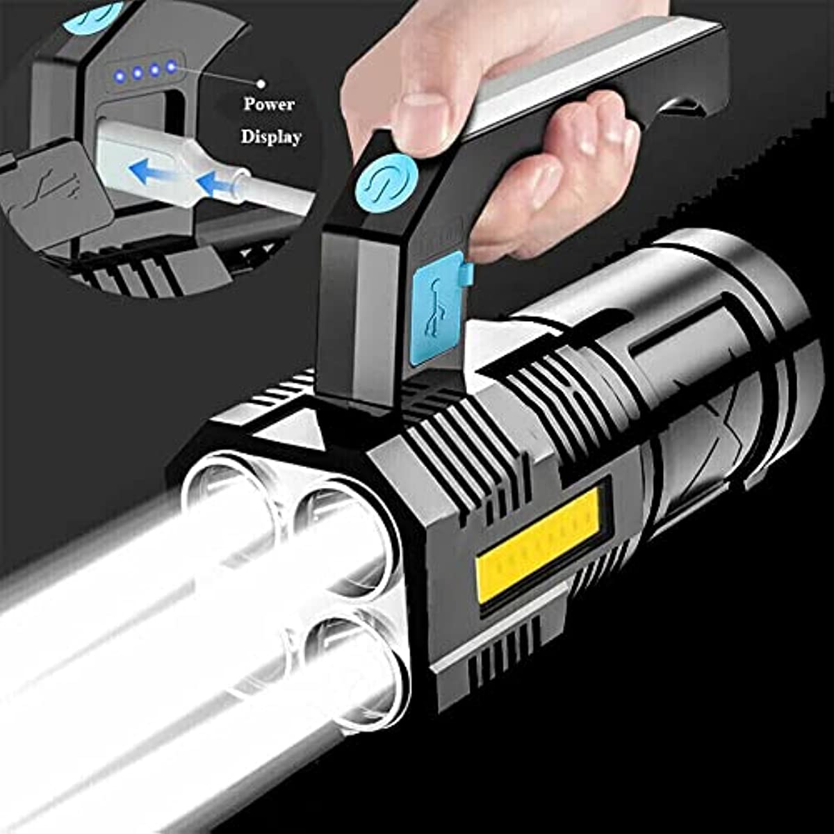 5W USB Şarjlı El Feneri (5271)