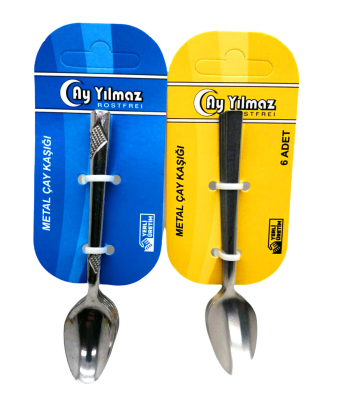 6 PARÇA  METAL ÇAY KAŞIK (5271)