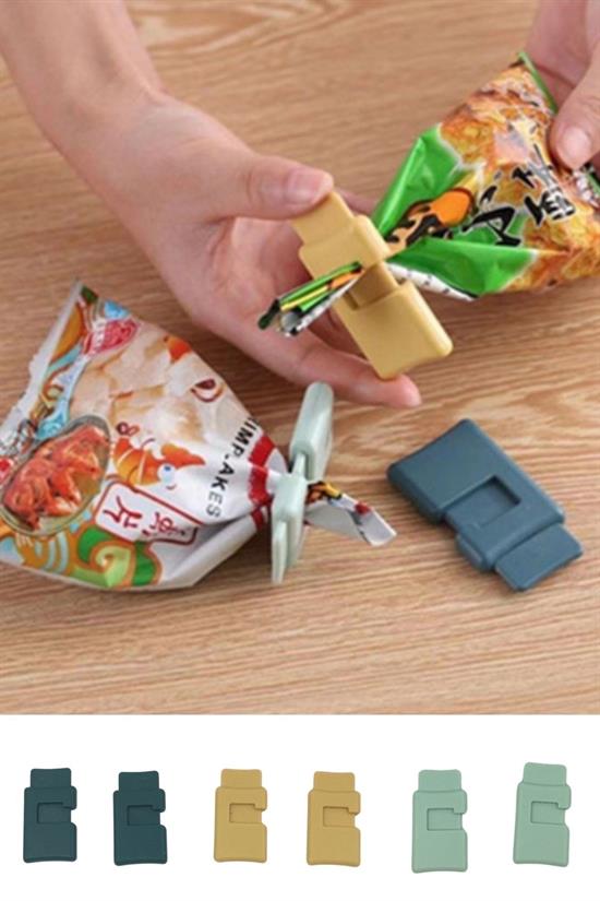 6'lı Hava Sızdırmaz Poşet Torba Ambalaj Ve Paket Kıstırmalı Kapatma Klipsi (5271) 6'lı Hava Sızdırmaz Poşet Torba Ambalaj Ve Paket Kıstırmalı Kapatma Klipsi (5271)