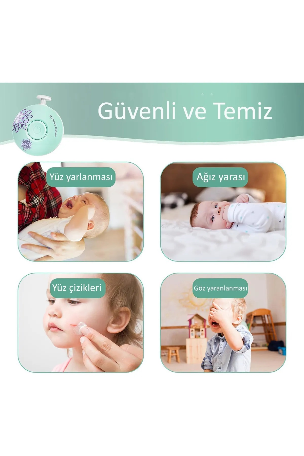 6 Başlıklı Pilli Tırnak Törpüsü ( Bebekler Kullanılabilir ) (5271) 6 Başlıklı Pilli Tırnak Törpüsü ( Bebekler Kullanılabilir ) (5271)
