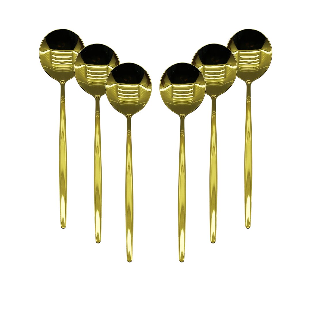 6 PCS GOLD YEMEK KAŞIK SETİ (5271)