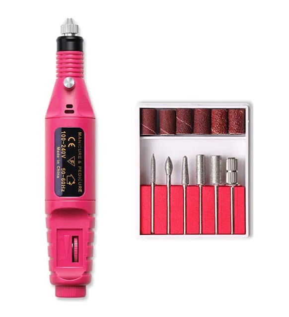 6 Uçlu Elektrikli Manikür Pedikür Seti ( 2000-300RPM HIZ ) (5271)