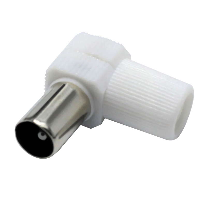60 OHM L FİŞ ERKEK BEYAZ ANTEN FİŞİ (5271)