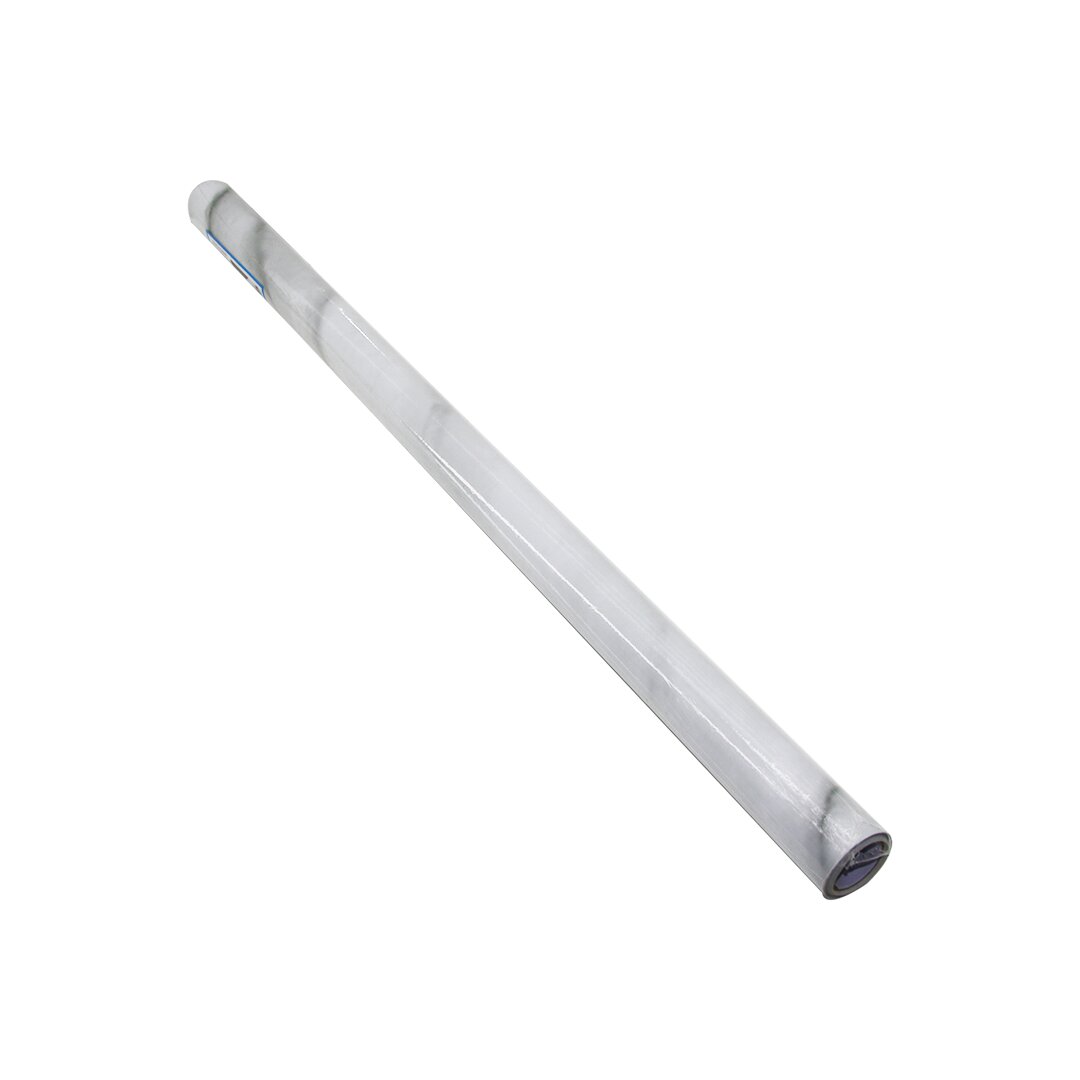 60CM X 3MT - BEYAZ MERMER   TEZGAH ÜSTÜ  YAPIŞKANLI FOLYO STİCKER (5271)