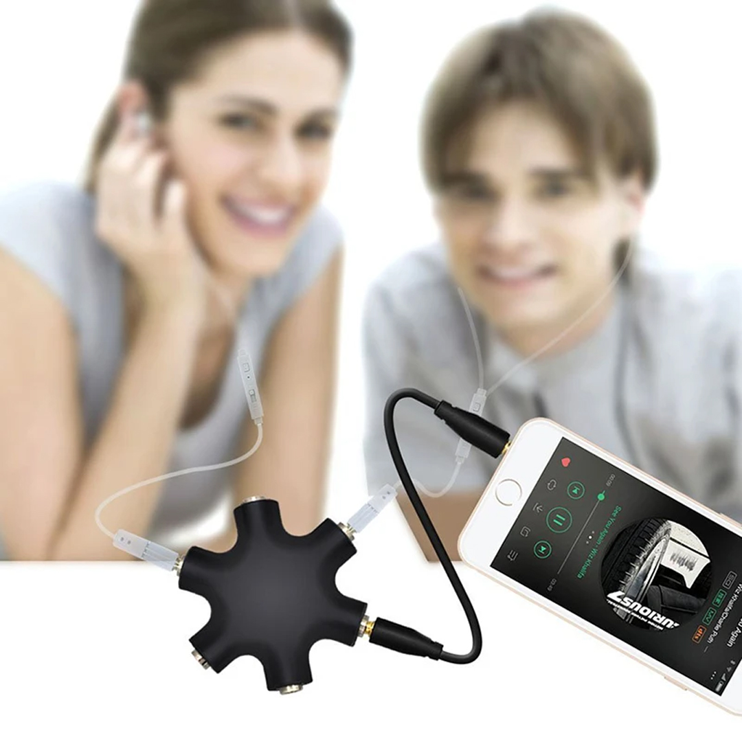 6LI 3.5MM STEREO AUX ÇOKLAYICI (5271)