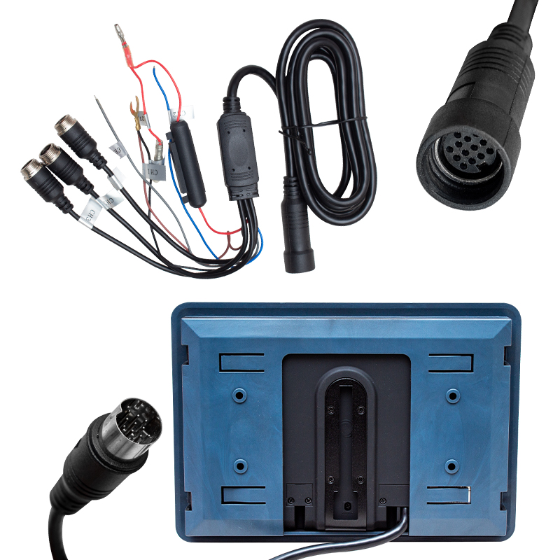 7 12V-24V 3 KANAL AV GİRİŞLİ MONİTÖR (5271)