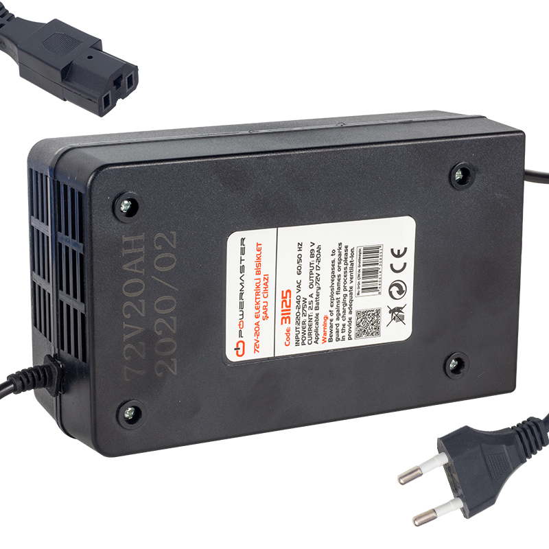 72 VOLT - 20 AMPER ELEKTRİKLİ BİSİKLET ŞARJ CİHAZI (5271)