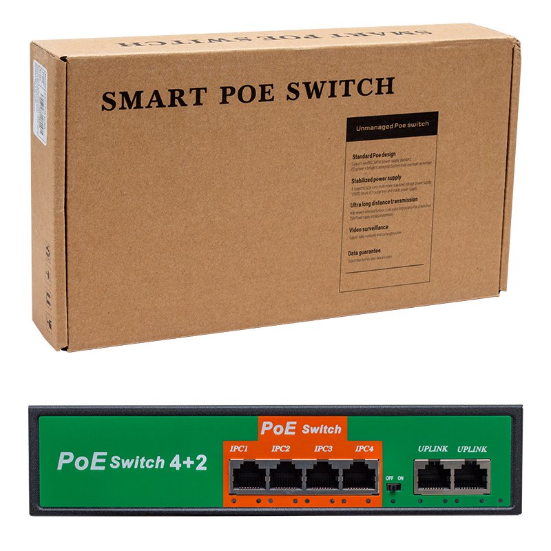 72W 10/100 MBPS 4+2 PORT POE ETHERNET SWITCH (5271) 72W 10/100 MBPS 4+2 PORT POE ETHERNET SWITCH (5271)