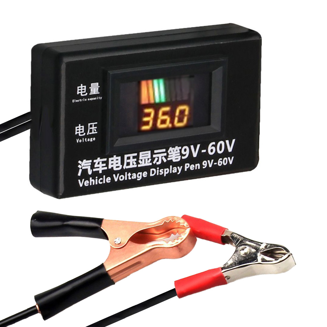 9-60V OTOMOTİV LCD DİJİTAL DEVRE TEST CİHAZI GERİLİM ÖLÇER (5271)