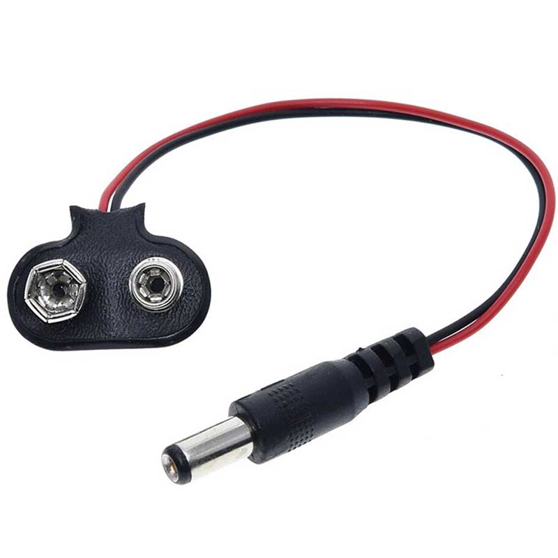 9 VOLT 2.1MM JACKLI PİL BAŞLIĞI  (IC-232A) (5271)
