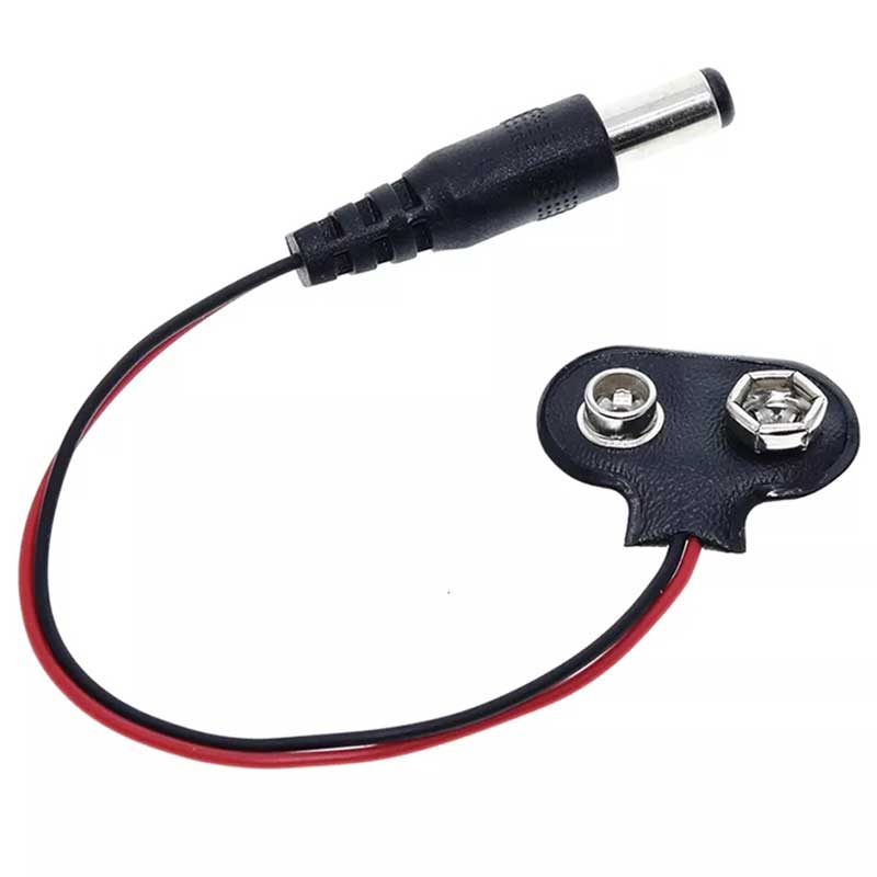 9 VOLT 2.1MM JACKLI PİL BAŞLIĞI  (IC-232A) (5271)