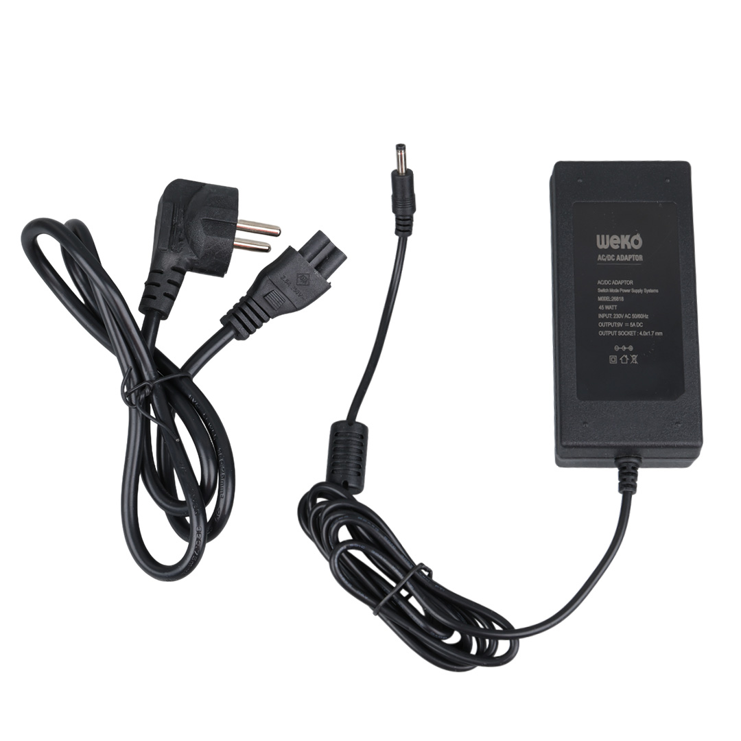 9 VOLT - 5 AMPER YAZAR KASA/ POS MAKİNESİ MASAÜSTÜ ADAPTÖR 4.0*1.7 MM UÇLU (5271)