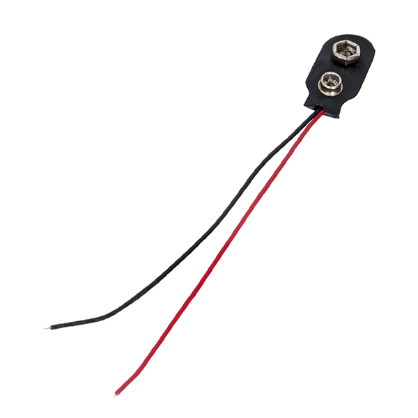9 VOLT PİL BAŞLIĞI 10 CM KABLOLU  (IC-232) (5271)
