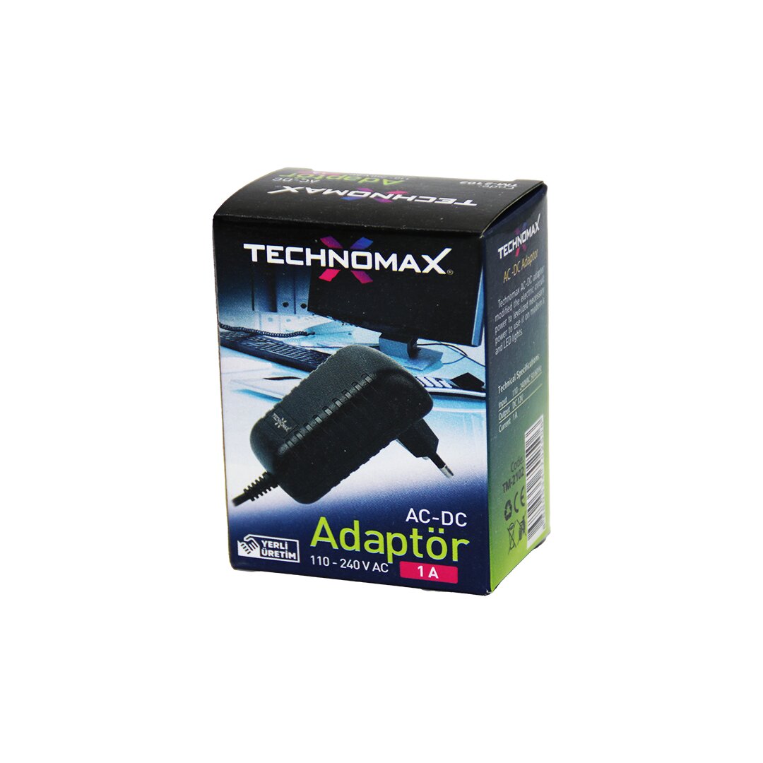 ADAPTÖR 1A - 110-240VAC - 12VDC (5271)