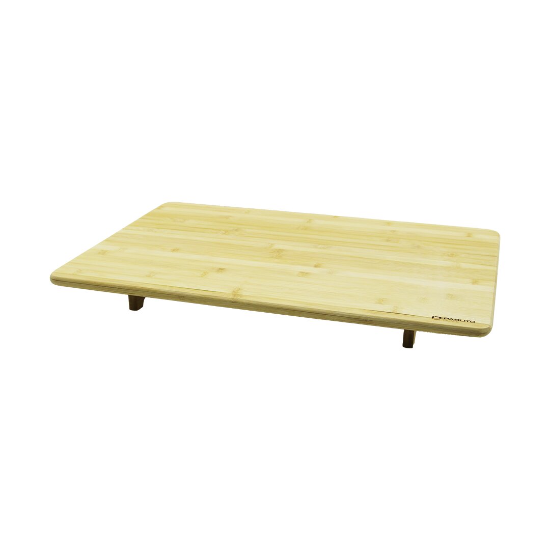 AHŞAP BAMBU KESME TAHTASI KESİM PANOSU  AYAKLI SOFRA  40X60X7CM (5271)