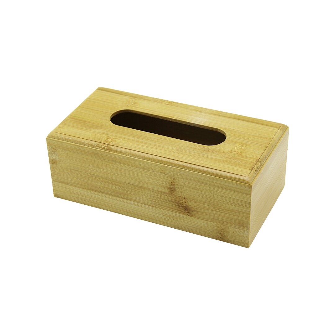 AHŞAP - BAMBU PEÇETELİK KUTU 11.6 X 22.8CM ALT KAPAKLI = KAYAR KANALLI - AÇ-KAPA (5271)