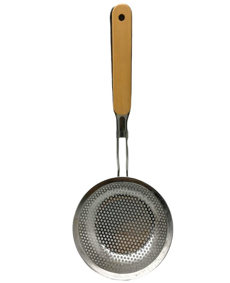 AHŞAP SAPLI  METAL KEVGİR (5271)