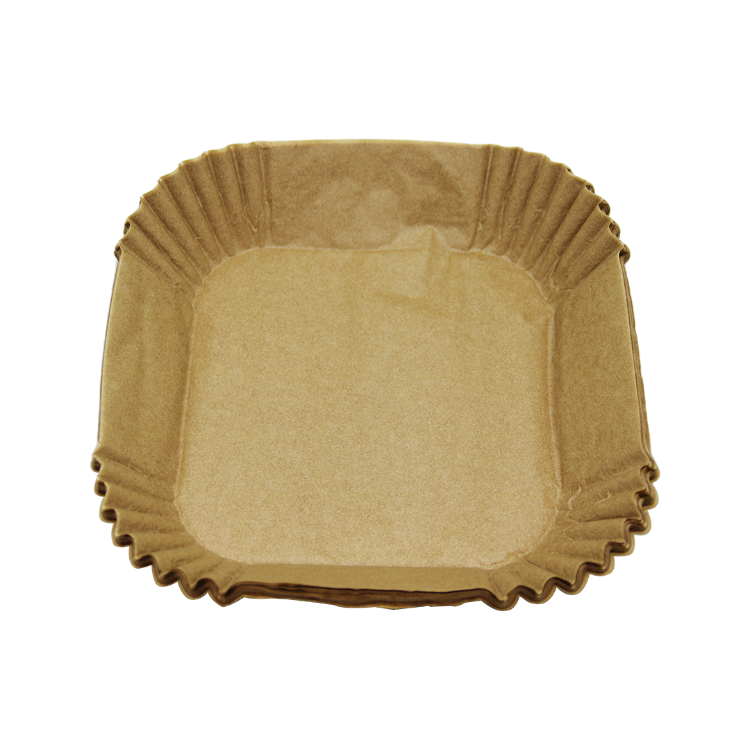 AİR FRYER 50 PARÇA  KARE - 16X4.5CM KAĞIT PİŞİRME KALIBI (5271)