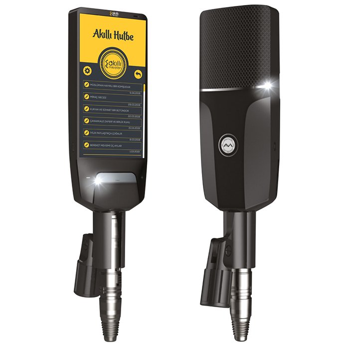 AKILLI MİKROFON DOKUNMATİK EKRANLI WİFİ DESTEKLİ ÇİFT MİKROFONLU DHS1V1 (5271) AKILLI MİKROFON DOKUNMATİK EKRANLI WİFİ DESTEKLİ ÇİFT MİKROFONLU DHS1V1 (5271)