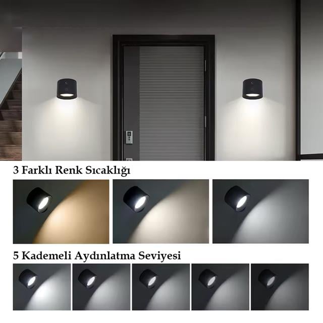 AL-SK-BD80A Çift Yönlü Kumandalı Duvar Aplik Çalışma Lambası 3000K-4000K-6500K (5271) AL-SK-BD80A Çift Yönlü Kumandalı Duvar Aplik Çalışma Lambası 3000K-4000K-6500K (5271)