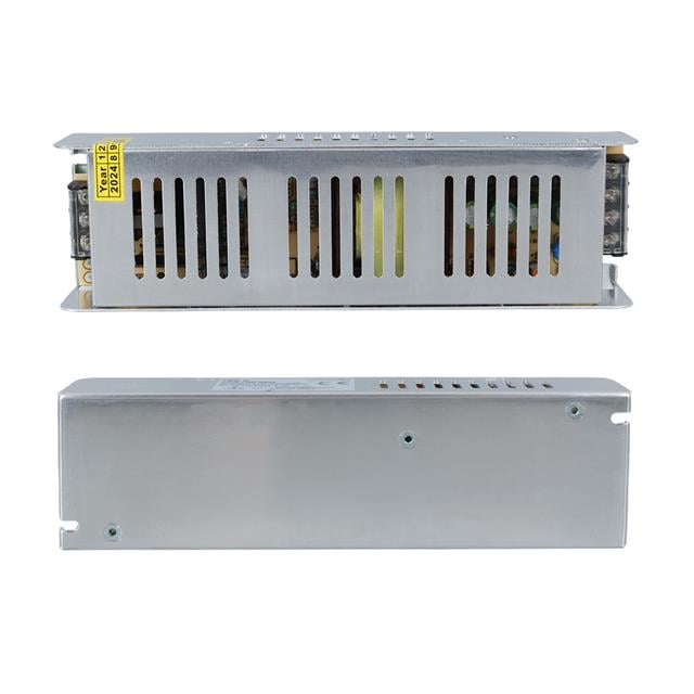 ALN-M2485S 24 Volt 8.5 Amper Slim Metal Kasa 200x60x40mm (5271)