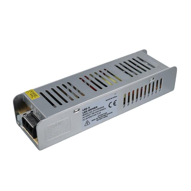 ALN-M2485S 24 Volt 8.5 Amper Slim Metal Kasa 200x60x40mm (5271)