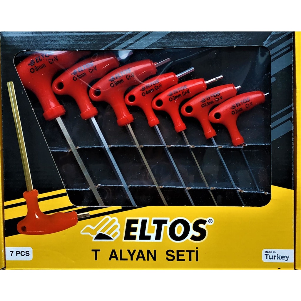 Alyan Takımı 7 Parça T Tipi Allen - Eltos (5271)