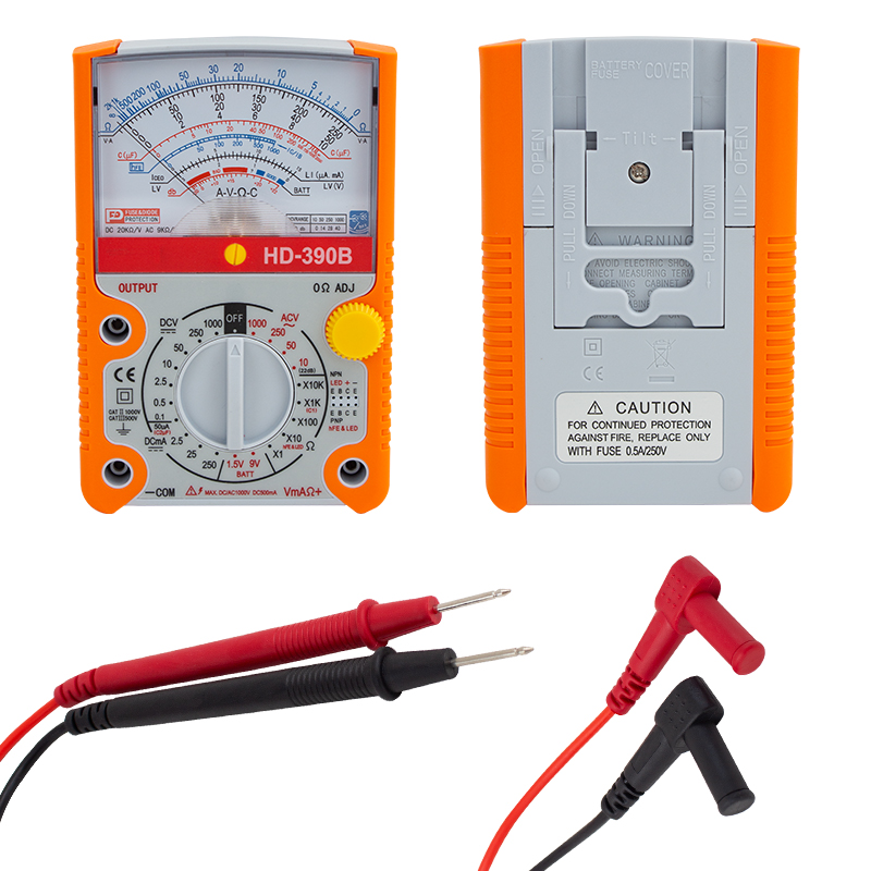 ANALOG ÖLÇÜ ALETİ HD-390B GENİŞ EKRAN (5271)