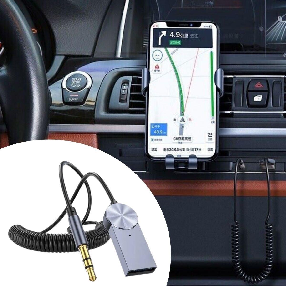 Araba için Bluetooth Aux Alıcısı Wireless Araç Kiti (5271)
