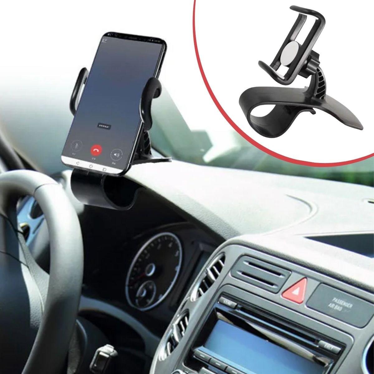 Araç İçi Konsola Takılan Döner Başlıklı Telefon Kıskacı Telefon Tutucu (5271)