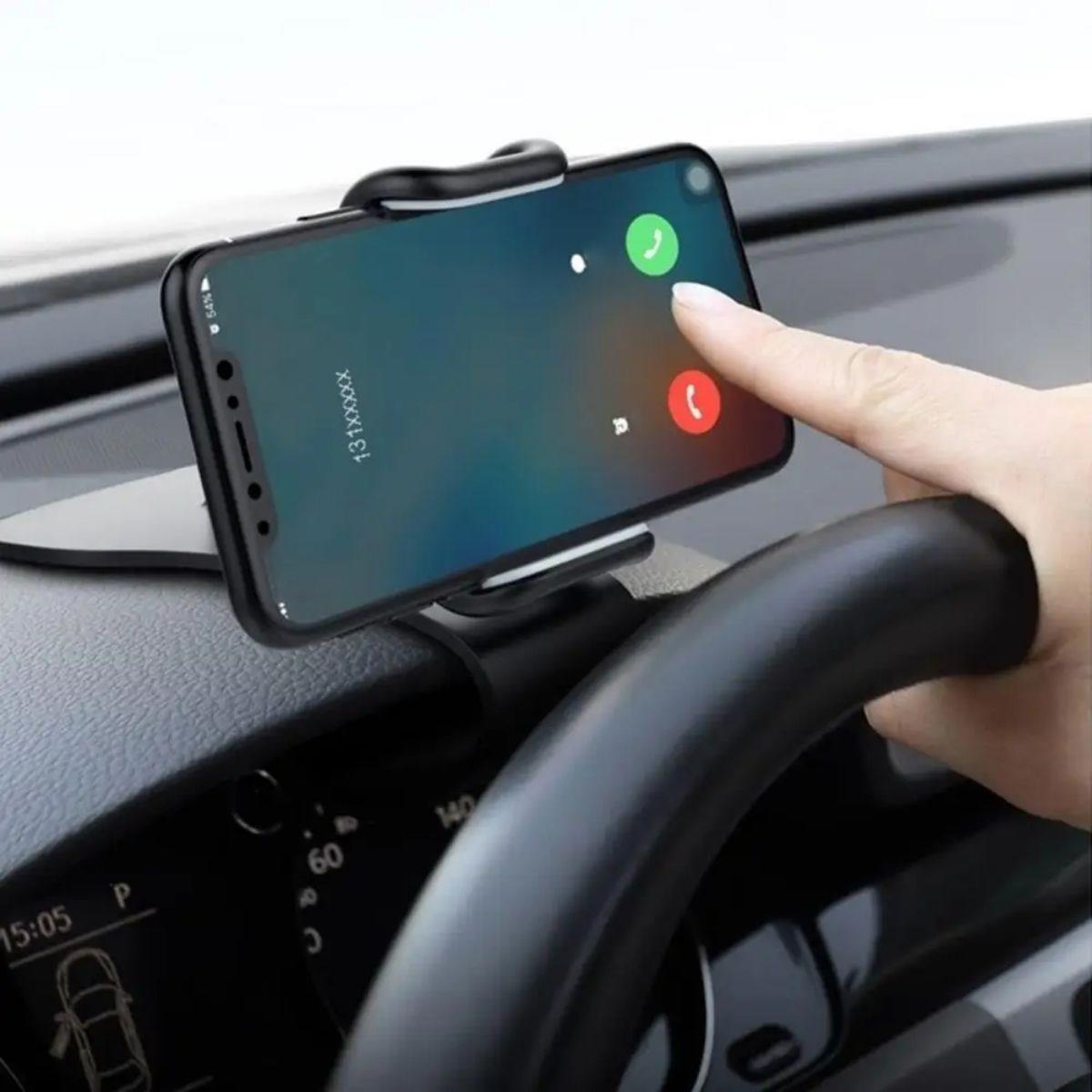 Araç İçi Konsola Takılan Döner Başlıklı Telefon Kıskacı Telefon Tutucu (5271)