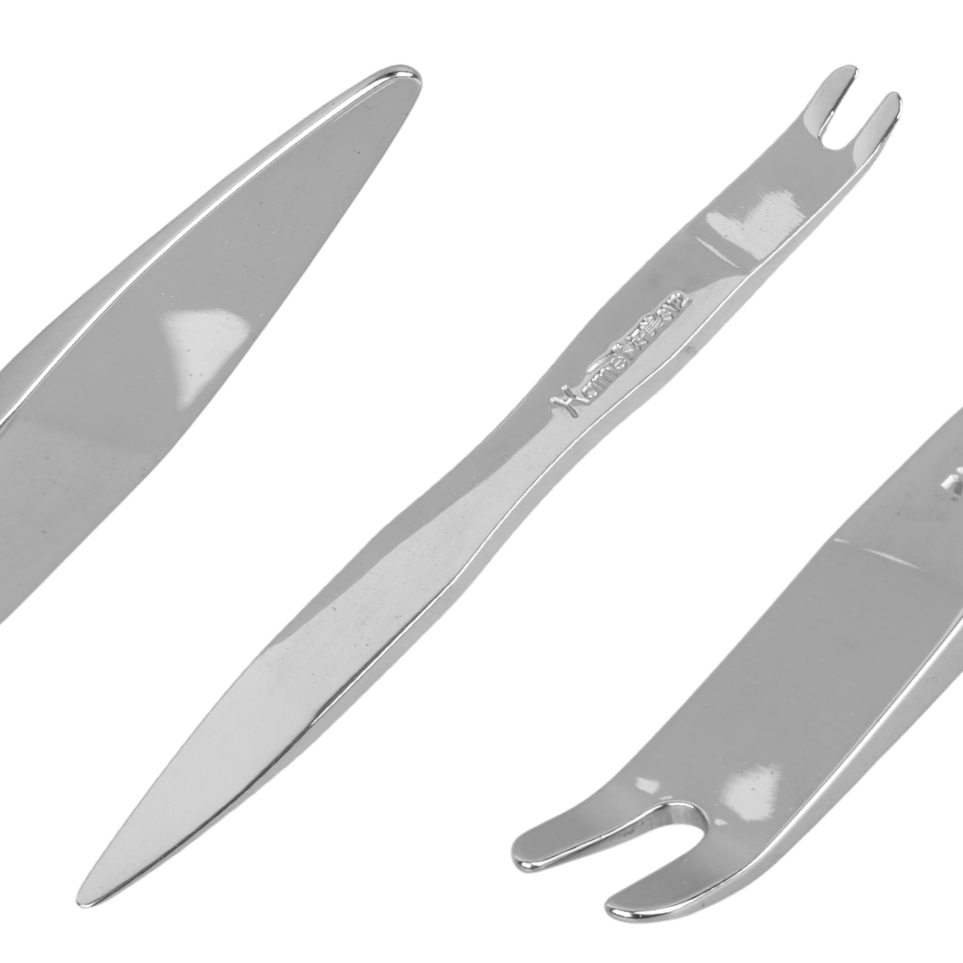 ARAÇ İÇİ SES SİSTEMİ SÖKME LEVYESİ KROM KAPLAMA ÇELİK (5X165MM) (5271)