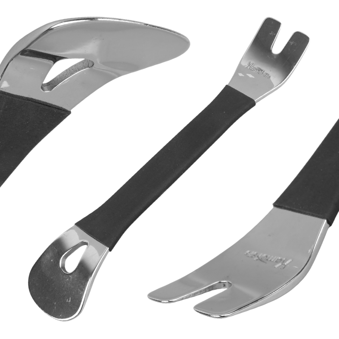 ARAÇ İÇİ SES SİSTEMİ SÖKME LEVYESİ KROM KAPLAMA ÇELİK (3X195MM) (5271)