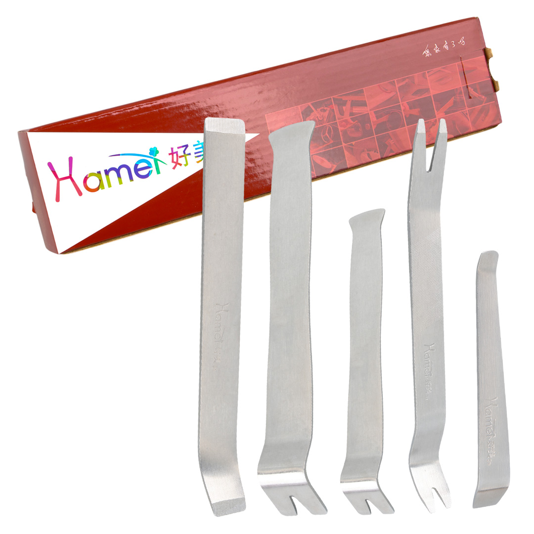 ARAÇ İÇİ SES SİSTEMİ SÖKME - LASTİK SÖKME -  KAPI DÜZELTME ÇIKARMA SETİ ÇELİK METAL (5271)